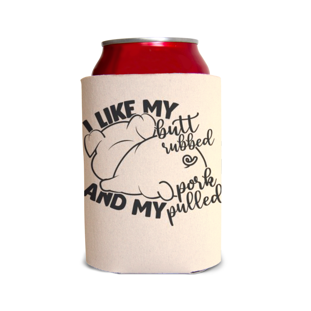 Funny Middle Aged Mermaid Can Cooler Wrap, Drink Insulator Sleeve Gift-High quality, reusable neoprene beverage insulator sleeve. Fits standard 12oz and 16oz cans or bottles and keeps beverages cold. Easy to clean and foldable for easy storage. Great gift or drink marker for parties. Middle-Aged Mermaid, funny over the hill medieval sea monster seafarer bestiary creature birthday gag gift-Tan-