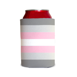 -High quality, reusable neoprene beverage insulator sleeve. Fits most standards 12 and 16oz cans or bottles and keeps beverages cold. Easy to clean and foldable for easy storage.This item is made to order and typically ships in 2-3 business days. LGBTQ LGBTQIA LGBTQX Demi Girl Nonbinary Gender Identity Pride Equality-