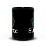 -Premium quality mug in your choice of 11oz or 15oz. High quality, durable ceramic. Dishwasher and microwave safe. Hand washing recommended to help prevent fading. Typically ships in 2-3 business days. Irish Ireland Eire celtic St Patrick's Day blessing slainte gaelic clover good health tea coffee mug cup-