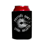 -High quality, neoprene can cooler. Fits most standard 12oz and 16 fl oz cans. Foldable for easy storage.This item is made to order and typically ships in 2-3 business days. Thoughts and Prayers. mass shootings, gun violence, Sensible gun control, GOP = Guns Over People, NRA, Never Again, Not One More, Bullet Hole-
