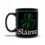-Premium quality mug in your choice of 11oz or 15oz. High quality, durable ceramic. Dishwasher and microwave safe. Hand washing recommended to help prevent fading. Typically ships in 2-3 business days. Irish Ireland Eire celtic St Patrick's Day blessing slainte gaelic clover good health tea coffee mug cup-