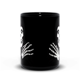 -Premium quality black mug in your choice of 11oz or 15oz. High quality, durable ceramic. Microwave safe, hand washing recommended to help prevent fading. Made-to-order and shipped from USA. Classic horror serial villain fiend creepy punk rock skeleton coffee cup mug halloween icon skull misfits gift black crimson red -