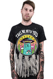 Take Me With You Shirt, Innergalactic Funny Alien UFO AOP Graphic Tee-