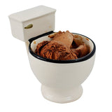 -Funny, high quality ceramic toilet coffee mug. 300mL / 10.14oz capacity. CE, FDA, EU & CIQ certified. Free shipping from abroad with average delivery to the USA in 2-3 weeks. Novelty weird joke white elephant gross bizarre coffee cup tea ice cream bowl strange gift scatalogical bathroom humor-