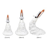 SPACE SHUTTLE LAMP USB Rechargable LED Nightlight Astronaut Kids Decor-4... 3.... 2.... 1.... We have lift-off! A fun, creative and inspirational night light lamp for future space explorers and astronomy enthusiasts depicting a space shuttle in mid-launch the billowing smoke below illuminated by the rocket boosters as it blasts its way to greater knowledge of the universe. USB powered rech-