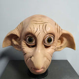 -High quality latex over-the-head mask. One size fits most. These masks actually run a bit large, so depending on your head you may want to add padding to fill it out. Free shipping from abroad. Typically arrives in about 2-3 weeks to the USA. Funny dobby malfoy house elf potter costume cosplay harry halloween wizarding fancy dress. -