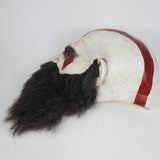 -High quality God of War IV Kratos latex over-the-head mask with attached beard. Free shipping from abroad. These masks typically arrive to the USA in about 2-3 weeks. GOW gamer character mask halloween costume cosplay mask prop collectible-