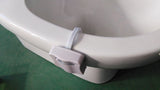 LED Toilet Night Light with Motion Detector and 9 Color Settings-This simple to install device lights up the inside of your toilet at night, helping to prevent accidents. Can be set to cycle between or hold 8 different colors and has a motion sensor that works up to approximately 3 meters. Free shipping. FCC, RoHS, ce, EMC and CCC compliant. 1 year manufacturer's warranty.-