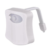 LED Toilet Night Light with Motion Detector and 9 Color Settings-This simple to install device lights up the inside of your toilet at night, helping to prevent accidents. Can be set to cycle between or hold 8 different colors and has a motion sensor that works up to approximately 3 meters. Free shipping. FCC, RoHS, ce, EMC and CCC compliant. 1 year manufacturer's warranty.-