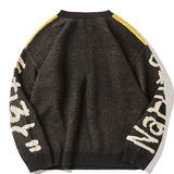 -High quality unisex knit pullover sweater. Made of a soft and comfortable synthetic wool blend. See size chart. Free shipping from abroad. Unique hiphop anime streetwear pullover jumper mens womens unisex harajuku trendy imported -