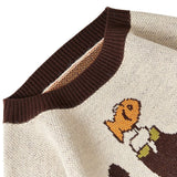 -High quality unisex knit sweater. Soft and comfortable cotton and polyester blend synthetic wool. See size chart. Free shipping worldwide. Fun funny beatles parody kitty cat mashup psychedelic classic rock pop music knitted pullover jumper retro vintage classic fish kitten warm thin autumn fall winter fan gift-