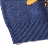 -High quality unisex knit sweater. Soft and comfortable cotton and polyester blend synthetic wool. See size chart. Free shipping worldwide. Fun funny beatles parody kitty cat mashup psychedelic classic rock pop music knitted pullover jumper retro vintage classic fish kitten warm thin autumn fall winter fan gift-