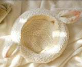 -An adorable, fluffy soft wool blend beret with lamb's / sheep ears. One size fits most women and teens, slightly adjustable with internal drawstrings. Free shipping from abroad with average delivery to the USA in 2-3 weeks. Sweet cute lamby ewe hat cap kawaii lolita harajuku fashion womens girls juniors anime cosplay-