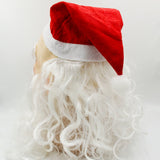 Creepy Claus Mask - Retro Vintage Style Scary Mall Santa Mask-Some pretty creepy Christmas vibes! High quality latex over-the-head Santa Claus mask with attached hat and hair. One size fits most. Free shipping. Funny weird wtf disturbing off-putting frightening bizarre santa claus xmas halloween costume cosplay surreal uncanny valley scary mall santa-