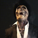-Premium quality, highly detailed latex over-the-head mask with chest piece, optional hat. One size fits most. Free shipping Realistic skeleton fresh corpse voudou zombi french quarter victorian spook halloween costume cosplay exposed brain ghost haunted host living dead skeleton crew team classy horror torso gentleman-
