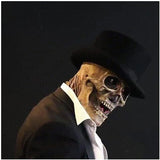 -Premium quality, highly detailed latex over-the-head mask with chest piece, optional hat. One size fits most. Free shipping Realistic skeleton fresh corpse voudou zombi french quarter victorian spook halloween costume cosplay exposed brain ghost haunted host living dead skeleton crew team classy horror torso gentleman-