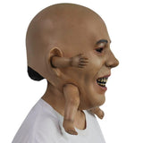 -Unique over-the-head latex mask with baby arms and legs protruding from the face. Free shipping from abroad. Typically arrives in 2-3 weeks to the USA Creepy strange weird bizarre conjoined absorbed parasitic unusual cronenberg body horror infant twins funny costume cosplay halloween babydoll harajuku kowai disturbing-