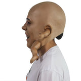 -Unique over-the-head latex mask with baby arms and legs protruding from the face. Free shipping from abroad. Typically arrives in 2-3 weeks to the USA Creepy strange weird bizarre conjoined absorbed parasitic unusual cronenberg body horror infant twins funny costume cosplay halloween babydoll harajuku kowai disturbing-