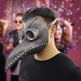 -High quality, nicely detailed latex rubber and resin plague doctor masks with plastic lenses. One size fits most with adjustable strap and buckle. Free shipping. Steampunk victorian medieval historical plague pandemic bird doctor mask raven crow creepy halloween costume cosplay epidemic ominous warning-