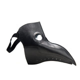 -High quality, nicely detailed latex rubber and resin plague doctor masks with plastic lenses. One size fits most with adjustable strap and buckle. Free shipping. Steampunk victorian medieval historical plague pandemic bird doctor mask raven crow creepy halloween costume cosplay epidemic ominous warning-Basic Black-