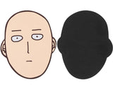 ONE PUNCH MAN Saitama Face Mousepad-Rubber mouspad with printed fabric top. Measures approximately 25x19.5cm / 9.8 x 7.7 inches. Free shipping from abroad with average delivery time of 2-3 weeks to the USA. Unique anime superhero office desk mouse pad adorkable bald head funny weird fan gift-