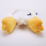 -Unique bottom's up Donald Duck feet and tail plush headband. Brand new with tag. Hard to find genuine products which are part of the Disney 'Fun Fan Amuse' series of high quality officially licensed carnival game prizes by SEGA Genuine authentic imported DisneySea EuroDisney Disneyland WDW Disneyparks Parks Mouse Ears-