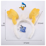 -Unique bottom's up Donald Duck feet and tail plush headband. Brand new with tag. Hard to find genuine products which are part of the Disney 'Fun Fan Amuse' series of high quality officially licensed carnival game prizes by SEGA Genuine authentic imported DisneySea EuroDisney Disneyland WDW Disneyparks Parks Mouse Ears-