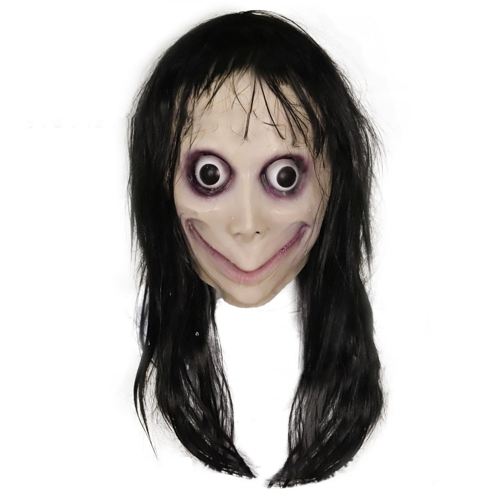 -If you're looking for the higher quality, more realistic version, this is the right one. Don't be fooled by low prices, pictures of this one used to sell others or pay ridiculous prices elsewhere. Halloween costume cosplay mask meme viral challenge scary jumpscare creepy weird face disturbing bizarre evil bird woman-
