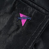 -When it comes to BTTF references, it may not get more subtle or obscure than this pin for Marty McFly's 'just too damn loud' band, The Pinheads.Classic 80s Memphis style band logo. Quality enamel on copper alloy metal pin measuring approximately 1 x 1.2 inches. Free shipping from abroad. -