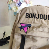 -When it comes to BTTF references, it may not get more subtle or obscure than this pin for Marty McFly's 'just too damn loud' band, The Pinheads.Classic 80s Memphis style band logo. Quality enamel on copper alloy metal pin measuring approximately 1 x 1.2 inches. Free shipping from abroad. -
