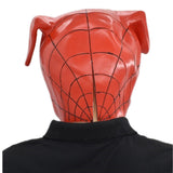 -High grade latex full over-the-head SPIDER-HAM mask. One size fits most. Measures approximately 16x21cm/6.3x8.3 inches. Free shipping from abroad. Typically arrives in the USA in 2-4 weeks. peter porker spiderverse marvel mcu alternative universe spiderman spider-man spider pig halloween costume cosplay character-