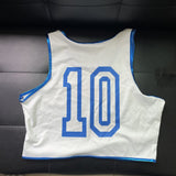 -Brand new, high quality women's polyester basketball uniform with attached bunny tail, optional wrist wraps and socks. See size chart below. Free shipping. Looney rabbit movie cosplay sexy halloween costume tank shorts wristwraps/bracers socks 2021 toon basketball team jersey outfit-