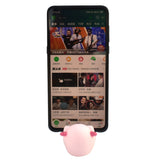 -High quality Axolotl shaped resin universal phone stand. Measures approximately 6.1x6.5x4.4cm and fits most phones. Free shipping from abroad with average delivery to the USA in 2-3 weeks. funny cute kawaii mobile phone cellphone holder tabletop desktop gift-