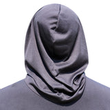 -Natural latex skeletal face mask with attached black fabric shroud. One size fits most. Free shipping from abroad with average delivery to the USA in 2-3 weeks. Funny smiley skull skeletor halloween mask costume cosplay death grim reaper party fancy dress happy haunts spoopy skeletons motu hooded hood -