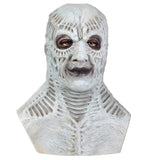 Two-Faced Duplicitous Backstabber Monster Mask-Unique, very high quality, detailed natural latex over-the-head mask with two faces... a forward facing smile and a grimacing, menacing stare on the reverse. One size fits most. Free shipping. Jealous envious greedy covetous demon devil horror halloween costume cosplay envy monster deceit deceitful desirous jealousy-