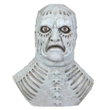 Two-Faced Duplicitous Backstabber Monster Mask-Unique, very high quality, detailed natural latex over-the-head mask with two faces... a forward facing smile and a grimacing, menacing stare on the reverse. One size fits most. Free shipping. Jealous envious greedy covetous demon devil horror halloween costume cosplay envy monster deceit deceitful desirous jealousy-