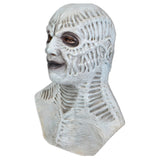 Two-Faced Duplicitous Backstabber Monster Mask-Unique, very high quality, detailed natural latex over-the-head mask with two faces... a forward facing smile and a grimacing, menacing stare on the reverse. One size fits most. Free shipping. Jealous envious greedy covetous demon devil horror halloween costume cosplay envy monster deceit deceitful desirous jealousy-