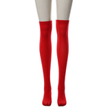 -Unique gender-swapped bishoujo style women's cosplay costume inspired by Chucky from the Child's Play series of horror films.Jean skirt dark denim overalls with Good Guys printed across the front and red buttons, striped knit shirt with three quarter sleeves and long red over-the-knee socks. Free Shipping. Halloween-