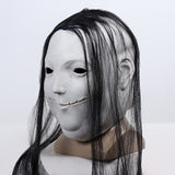 Scary Stories To Tell in the Dark Pale Lady Mask-Soft latex over-the-head mask with attached hair. One size fits most teens and adults. Free shipping from abroad with average delivery to the USA in 2-4 weeks. Halloween costume horror cosplay creepy weird disturbing spoopy woman-