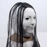 Scary Stories To Tell in the Dark Pale Lady Mask-Soft latex over-the-head mask with attached hair. One size fits most teens and adults. Free shipping from abroad with average delivery to the USA in 2-4 weeks. Halloween costume horror cosplay creepy weird disturbing spoopy woman-