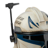 -Star Wars: Clone Troopers prop replica Captain Rex Clone Trooper helmet for costume and cosplay. One size fits most. Made of hard resin. Superb quality, highly detailed and nicely finished. Measures approximately 26x15x19cm. . Free shipping. Lifesize full size 1:1 wearable LARP halloween collectible display model -