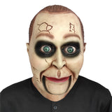 -Super creepy soft natural latex over-the-head mask. One size fits most. Free shipping from abroad with an average delivery time to the USA of about 2 weeks. halloween horror costume cosplay billy dead silence mask disturbing classic trope evil possessed doll -