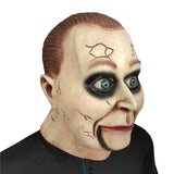 -Super creepy soft natural latex over-the-head mask. One size fits most. Free shipping from abroad with an average delivery time to the USA of about 2 weeks. halloween horror costume cosplay billy dead silence mask disturbing classic trope evil possessed doll -