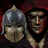 -Wearable, full size high quality resin helmet suitable for display or cosplay. Measures approximately 28x25x25cm / 11x9.84x9.84in. One size fits most teens and adults. Designed ideally to fit head sizes of 55-60cm. Halloween costume cosplay fancy dress Star Wars brotherhood of darkness sith lord helmet armor mask-