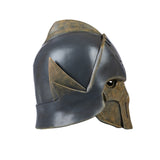 -Wearable, full size high quality resin helmet suitable for display or cosplay. Measures approximately 28x25x25cm / 11x9.84x9.84in. One size fits most teens and adults. Designed ideally to fit head sizes of 55-60cm. Halloween costume cosplay fancy dress Star Wars brotherhood of darkness sith lord helmet armor mask-