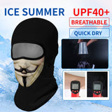 Anonymous Balaclava, Neck Gaiter or Earloop Face Mask - UV Blocking-Super high quality unisex mask in choice of style. Seamless, 4-way stretch, protective UPF30+ soft & comfortable, lightweight & breathable polyester microfiber. Free shipping. Suitable cycling, hunting, hiking, protest, camping, climbing, helmet liner for horseback or motorcycle riding, etc. vendetta anonymous design-