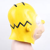 -Soft latex over-the-head Homer mask. One size fits most. Free shipping from abroad with an average delivery time to the USA of 2-3 weeks. Funny cartoon cosplay costume halloween simpsons adult kids simpson head fancy dress prop-