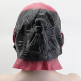 -Half-demon, half-sumo wrestler, all derp. Soft latex over-the-head bad 'hellboy' knockoff mask. One size fits most. Free shipping from abroad. Funny weird worst imitation fake counterfeit parody halloween asian hellspawn demon devil samurai superhero costume cosplay mask novelty joke fail -
