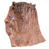 -Quality soft latex over-the-head mask. One size fits most. Free shipping from abroad. Weird sentient flora wood wooden tree man character with nose cosplay halloween costume anime groot monster alien creature treant ent forest guardian roleplay rpg mask d&d fantasy dnd stump stumpy log bole trunk-