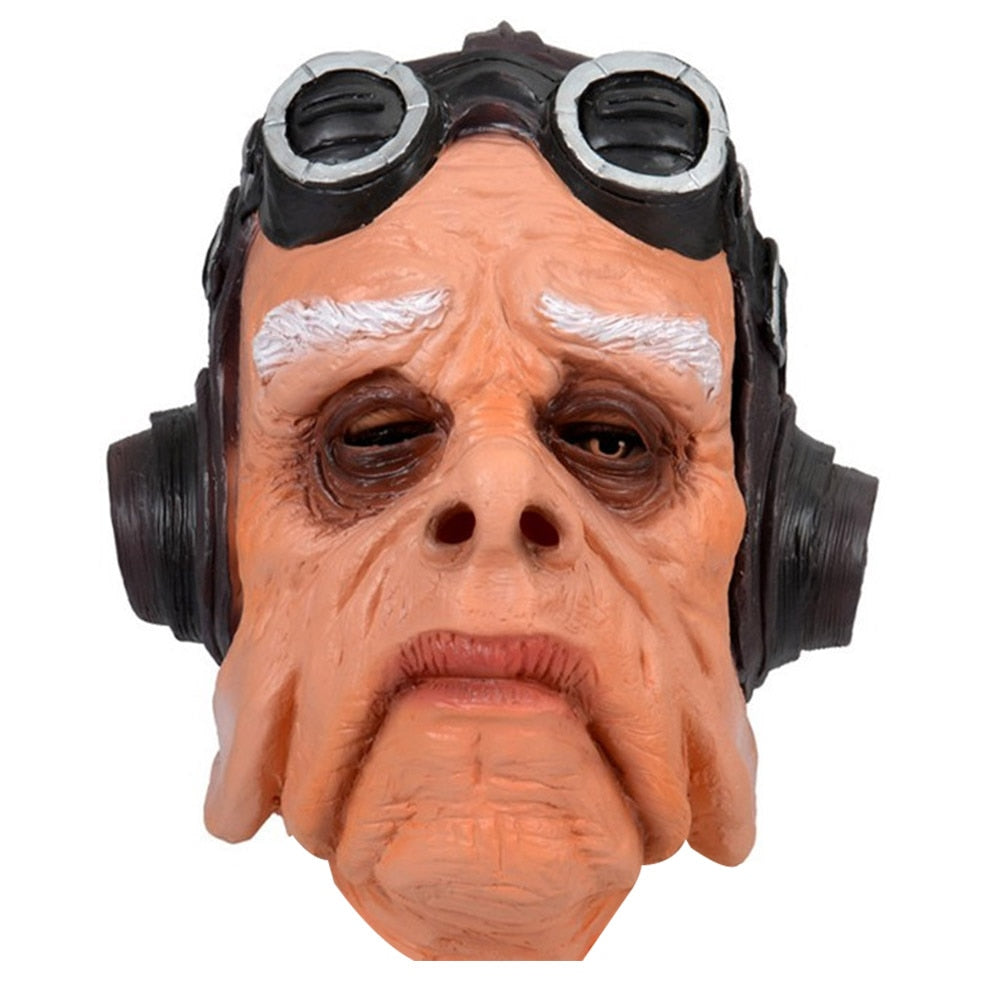 -Soft latex over the head Ugnaught mask. One size fits most. Free shipping from abroad with average delivery to the USA in about 2 weeks. Fancy dress Halloween costume cosplay kuiil star wars mandalorian ugnaught scifi science fiction sci-fi short alien mask-